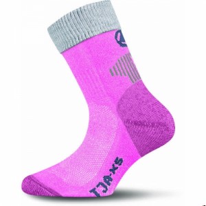 Носки для беговых лыж Lasting TJA Black/Grey, Pink/Grey (детские)