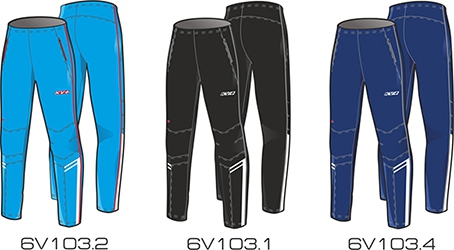  KV+ RACE pants full side zip man 2015-2016 .